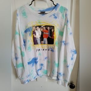 Friends Tiedye Sweatshirt L (11-13) Pullover Rachel Ross
